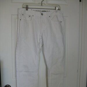 G By Guess Jeans Men's White Size 31X30 Korbin Slim Fit Straight See Description